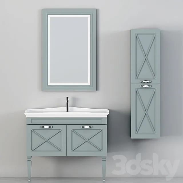 Modern Bathroom Cabinet | No. 064 3D Model Modern Bathroom Cabinet | No. 064 3D Model