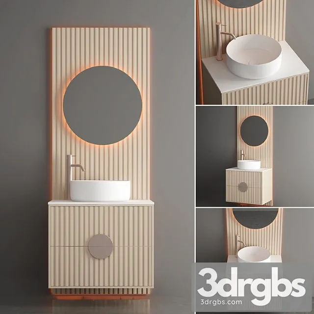 Modern Bathroom Cabinet No 114 3D Model Download
