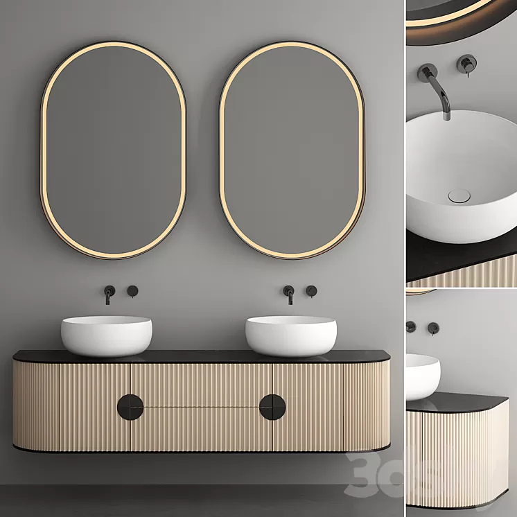 Modern Bathroom Cabinet | No. 118 3D Model Free Download