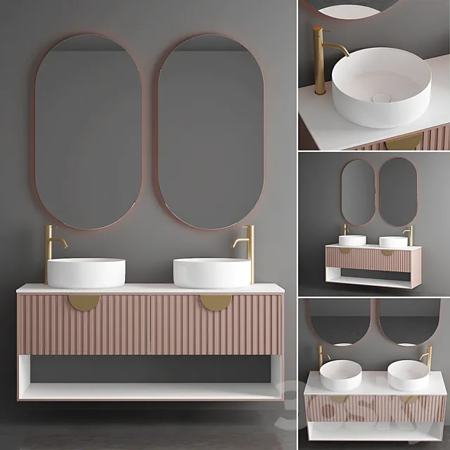 Modern Bathroom Furniture | No. 112 3D Model Modern Bathroom Furniture | No. 112 3D Model