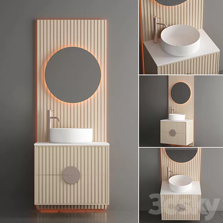 Modern Bathroom Furniture | No. 114 3D Model Free Download