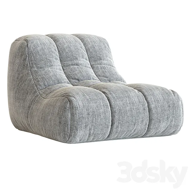 Modern Bean Bag chair N_7 3D Model