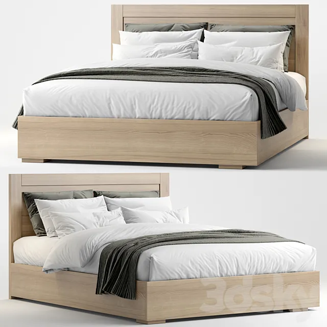 Modern bed 12 3D Model Modern bed 12 3D Model