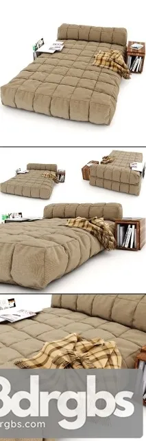 Modern Bed 23 3D Model Download Modern Bed 23 3D Model Download