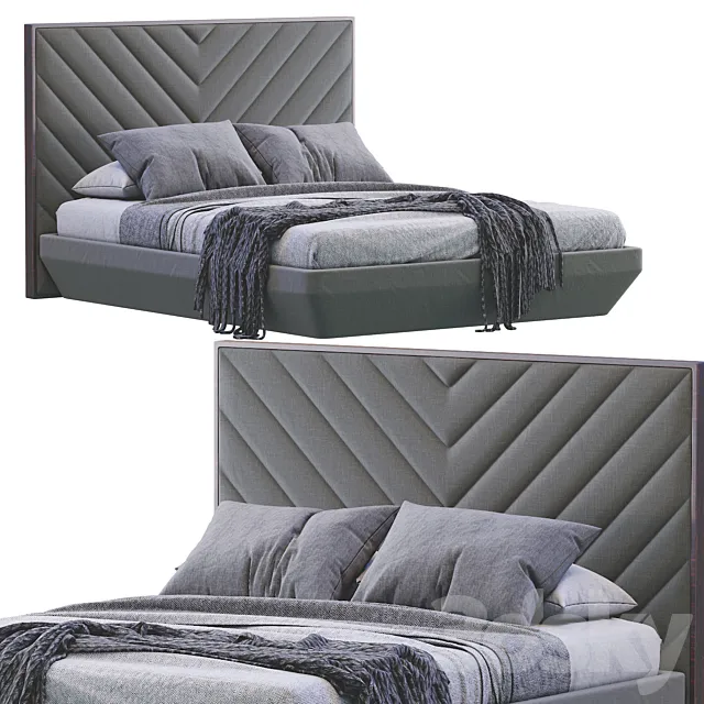 Modern bed 3D Model Modern bed 3D Model