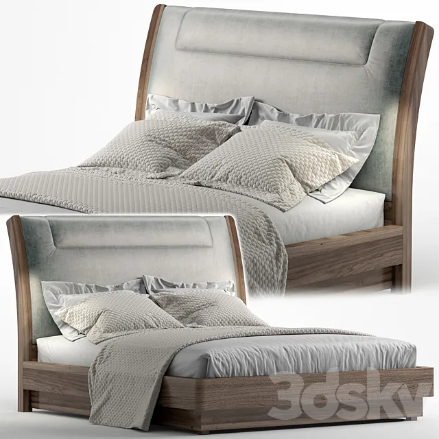 Modern bed 7 3D Model Modern bed 7 3D Model