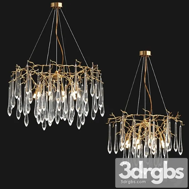 Modern branching chandelier 2 types Modern branching chandelier 2 types