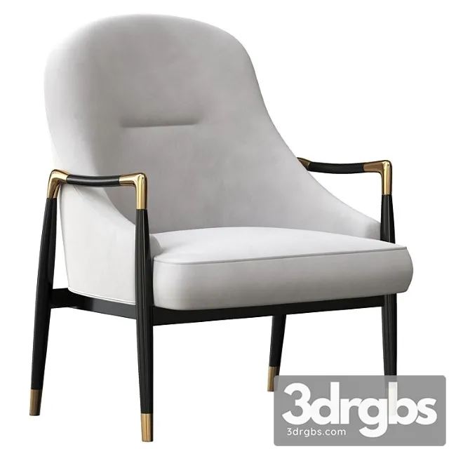 Modern Brass Accented Walnut Lounge Chairs 3D Model Download Modern Brass Accented Walnut Lounge Chairs 3D Model Download