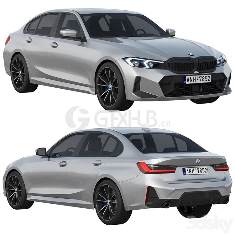 Modern car BMW 3er Limousine 2022 – 3515 Modern car BMW 3er Limousine 2022 – 3515