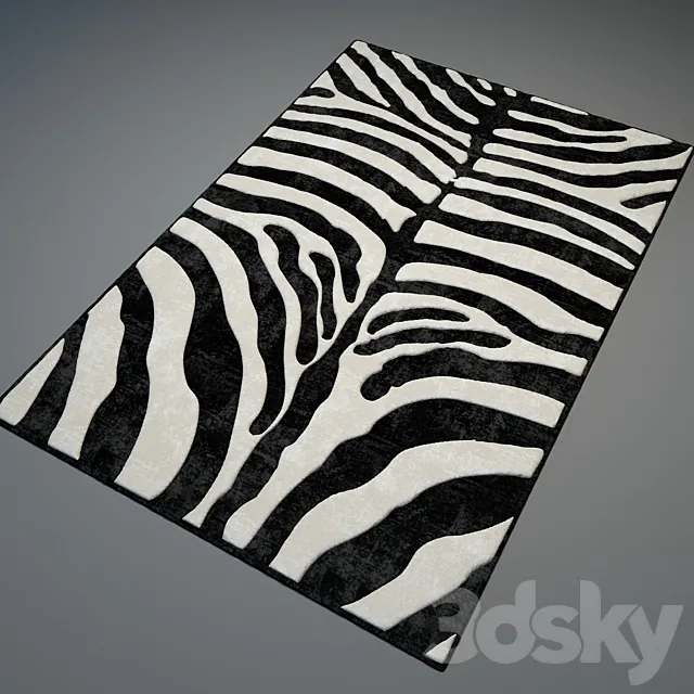 Modern carpet №4 3D Model Modern carpet №4 3D Model