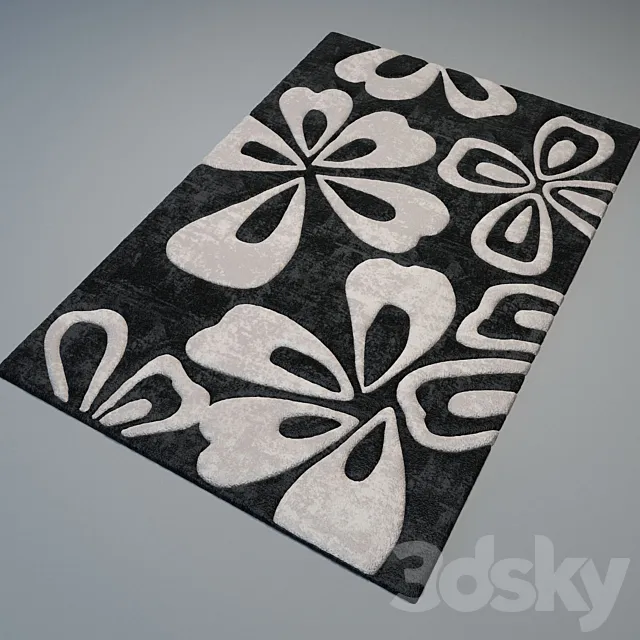 Modern carpet №7 3D Model Modern carpet №7 3D Model