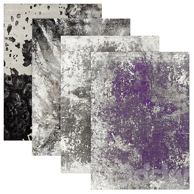 Modern carpets 3D Model Modern carpets 3D Model