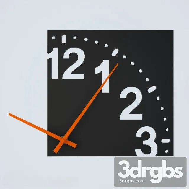 Modern Clock 5 3D Model Download
