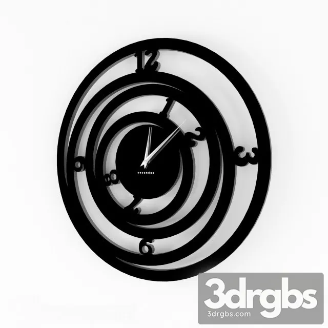 Modern Clock 9 3D Model Download