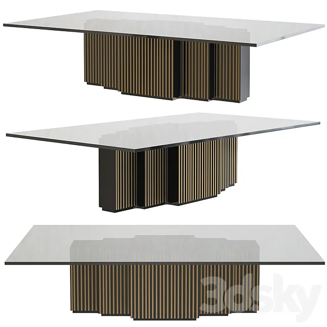 Modern Coffee Tables Luxxu 3D Model Modern Coffee Tables Luxxu 3D Model