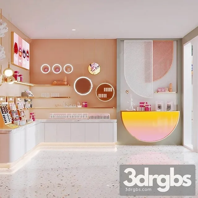 Modern Cosmetic Store 3 3D Model Download
