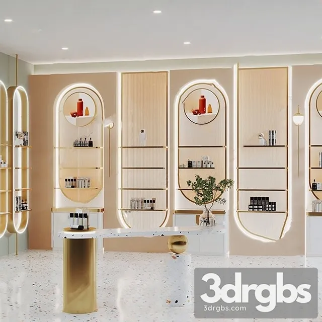 Modern Cosmetic Store 4 3D Model Download