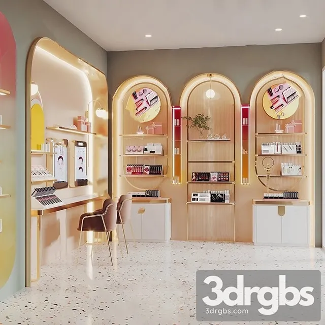 Modern Cosmetic Store 5 3D Model Download