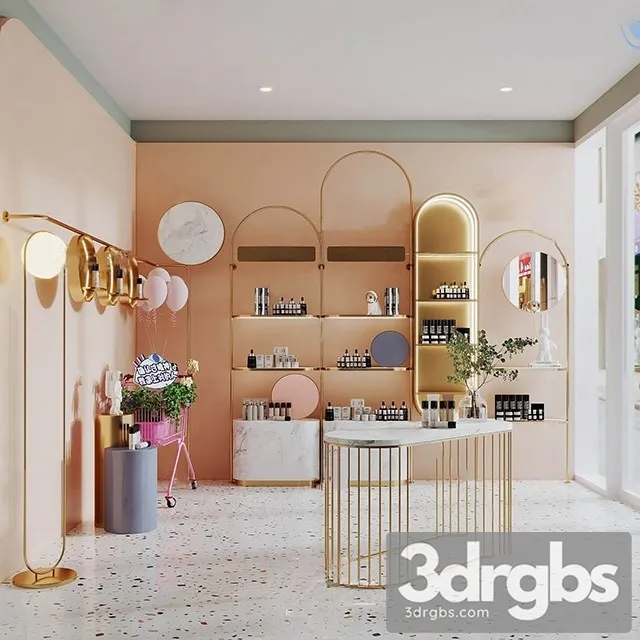 Modern Cosmetic Store 6 3D Model Download