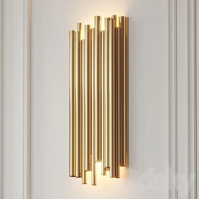 Modern Crystal Wall Lamp 3D Model