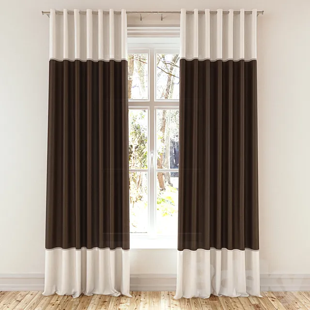 Modern Curtain 3DModel