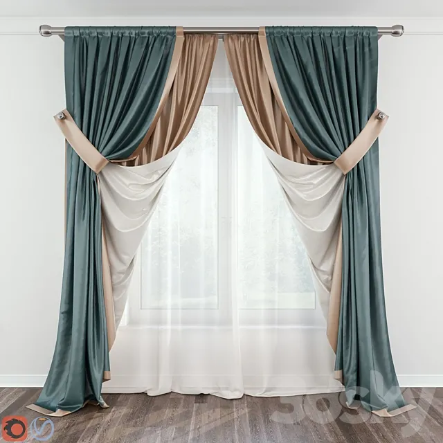 Modern Curtain ?8 3DModel