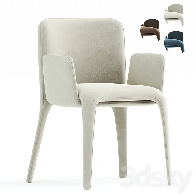 modern dining chair 3D Model modern dining chair 3D Model