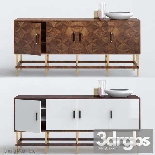 Modern Dining Room Buffets 3D Model Download