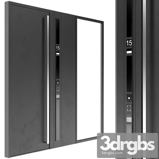 Modern Door 06 3D Model Download