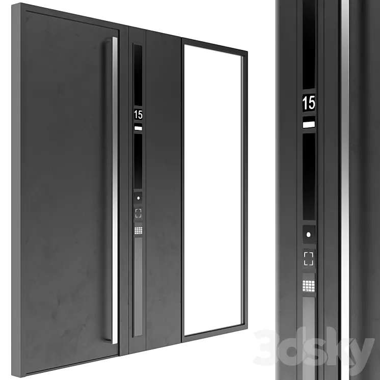Modern door 06 3D Model