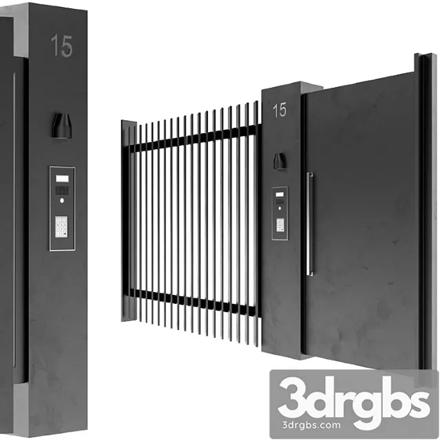 Modern Door 07 3D Model Download Modern Door 07 3D Model Download