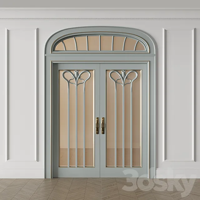 Modern door 3D Model