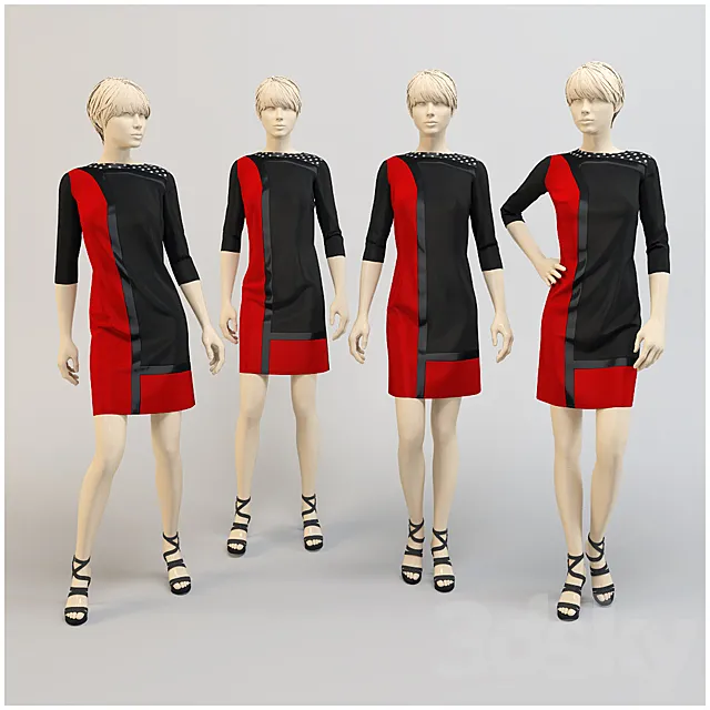 Modern Dress 3DModel