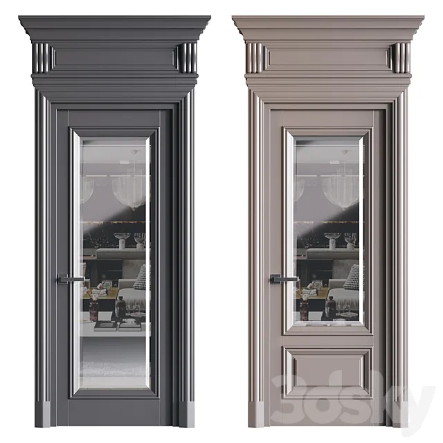 Modern entrance door 31 3D Model