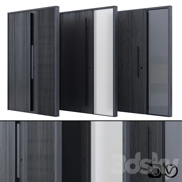 Modern entrance door 3DModel