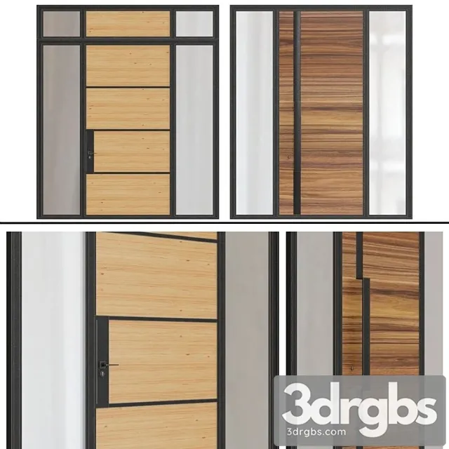 Modern Entrance Doors 2 3D Model Download