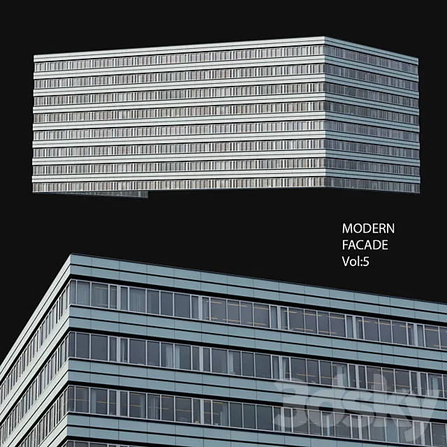 Modern facade_Vol: 5 3DModel