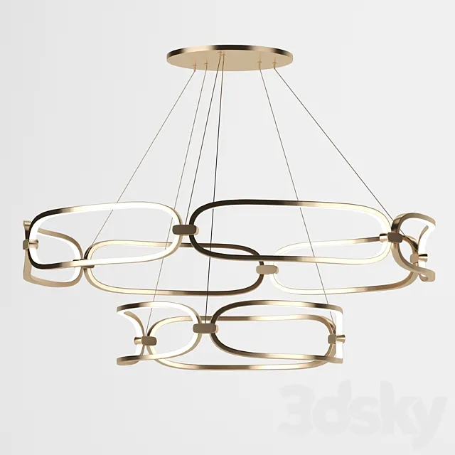 Modern gold series 3DModel Modern gold series 3DModel