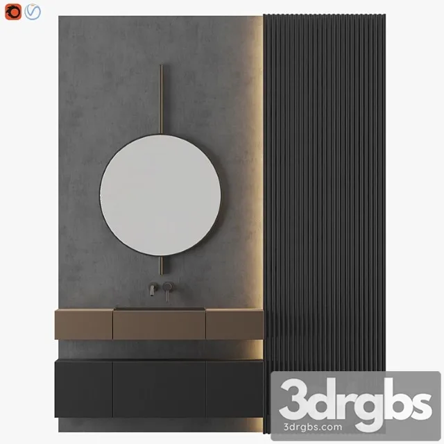 Modern Gray bathroom 04 Modern Gray bathroom 04