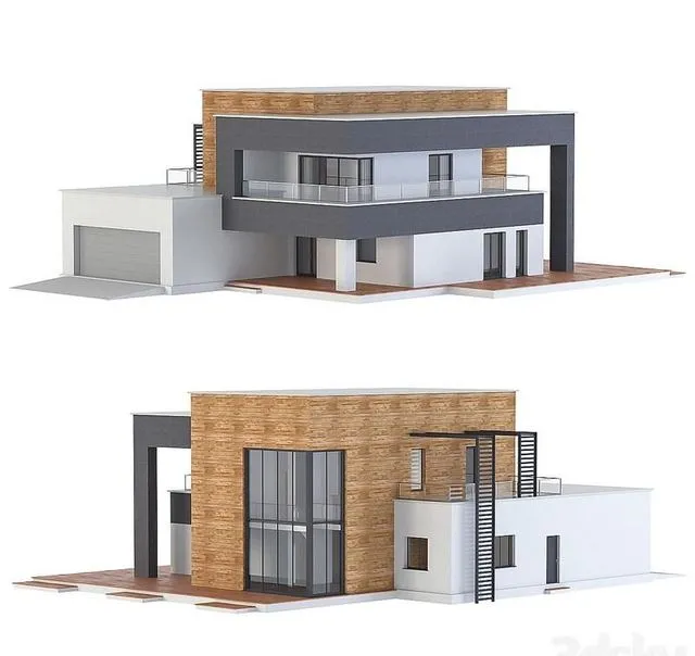 Modern house 3D Model