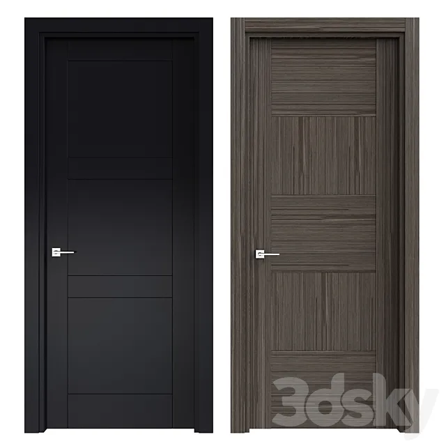 Modern interior doors 3D Model