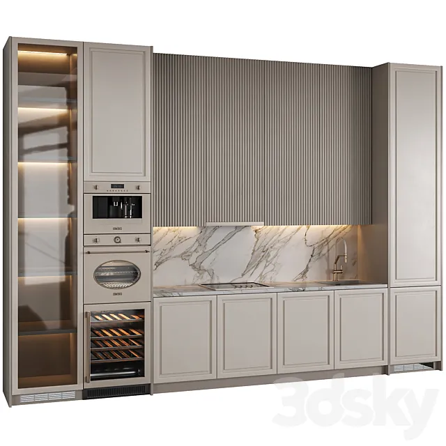 Modern kitchen 12 3D Model