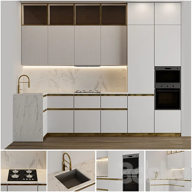 Modern Kitchen 14 3D Model