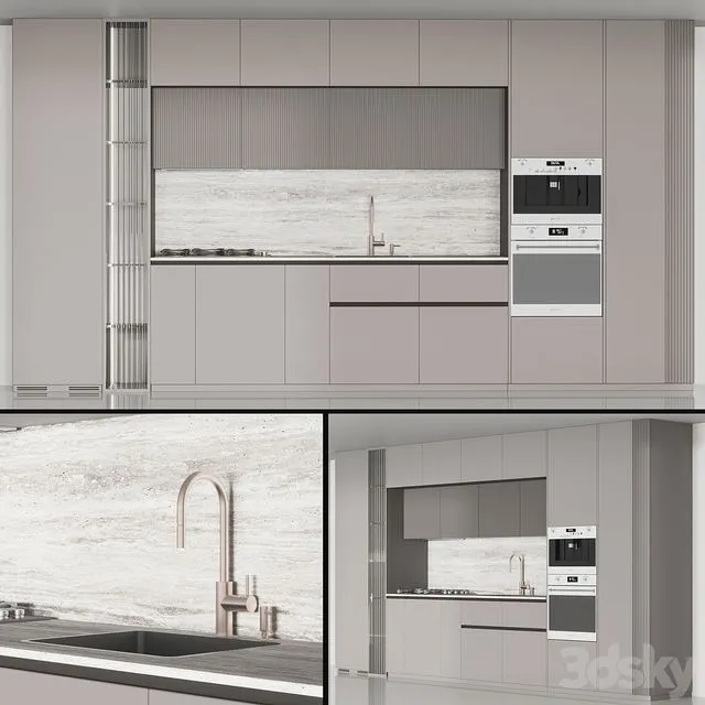 Modern kitchen 17 3D Model