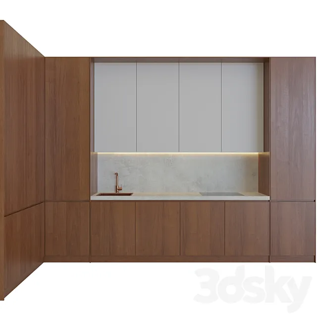 modern kitchen 25 3D Model modern kitchen 25 3D Model