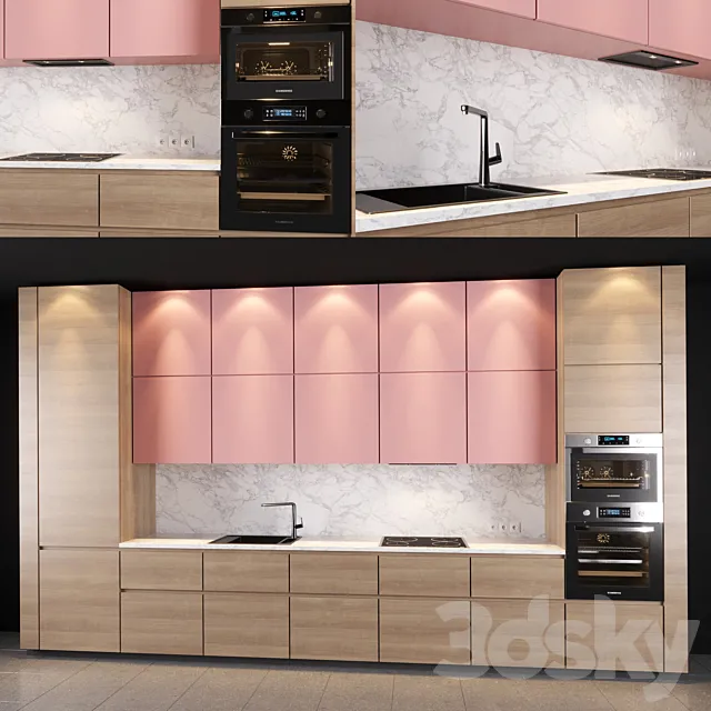 Modern Kitchen 28 3D Model