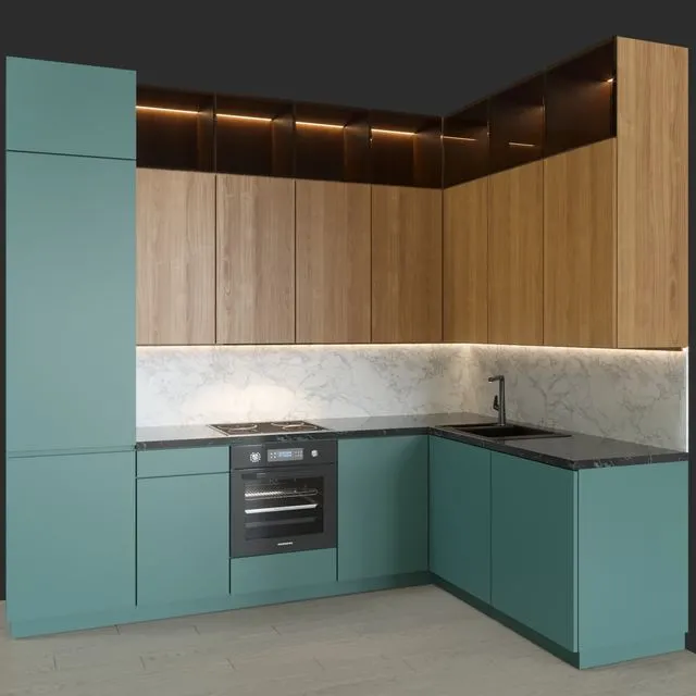 Modern kitchen 30 3D Model