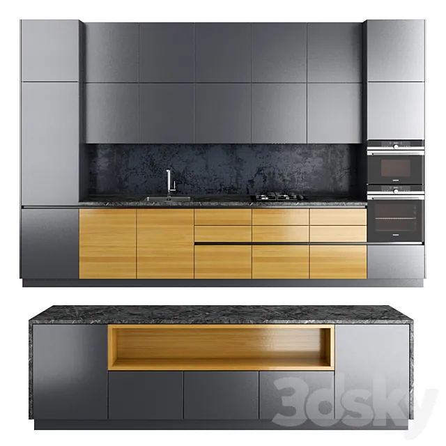 Modern kitchen 3D Model