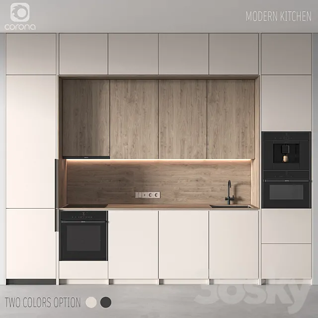 modern kitchen 3D Model