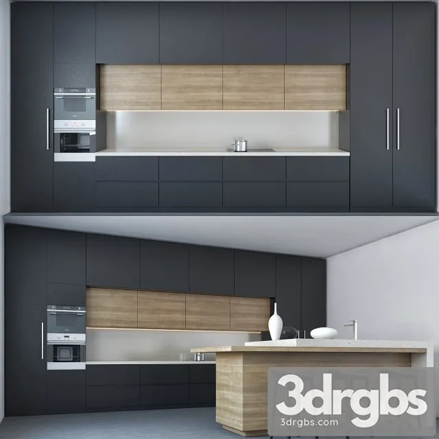 Modern Kitchen 3D Model Download